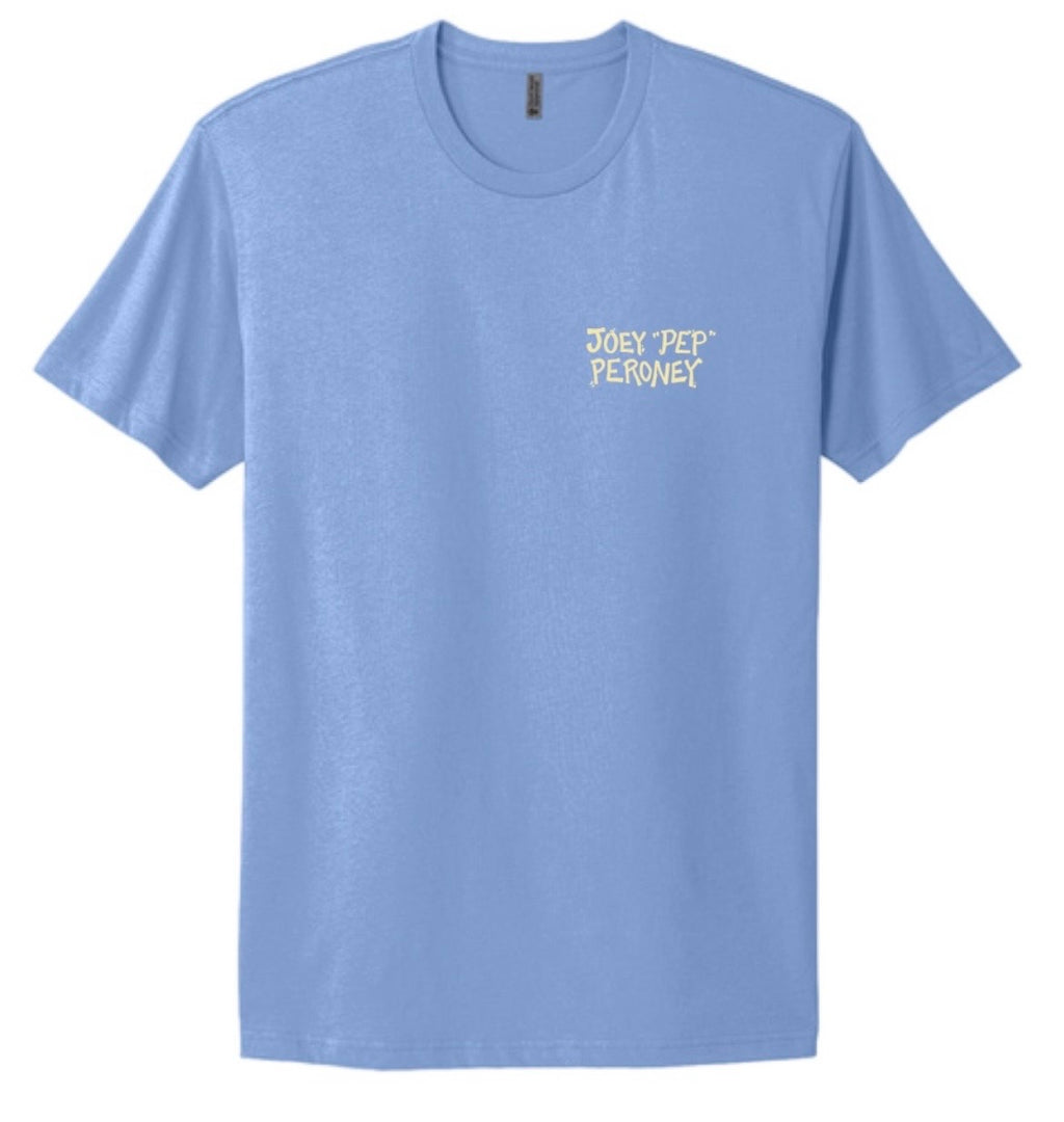 Joey "Pep" Peroney Tee - Baby Blue