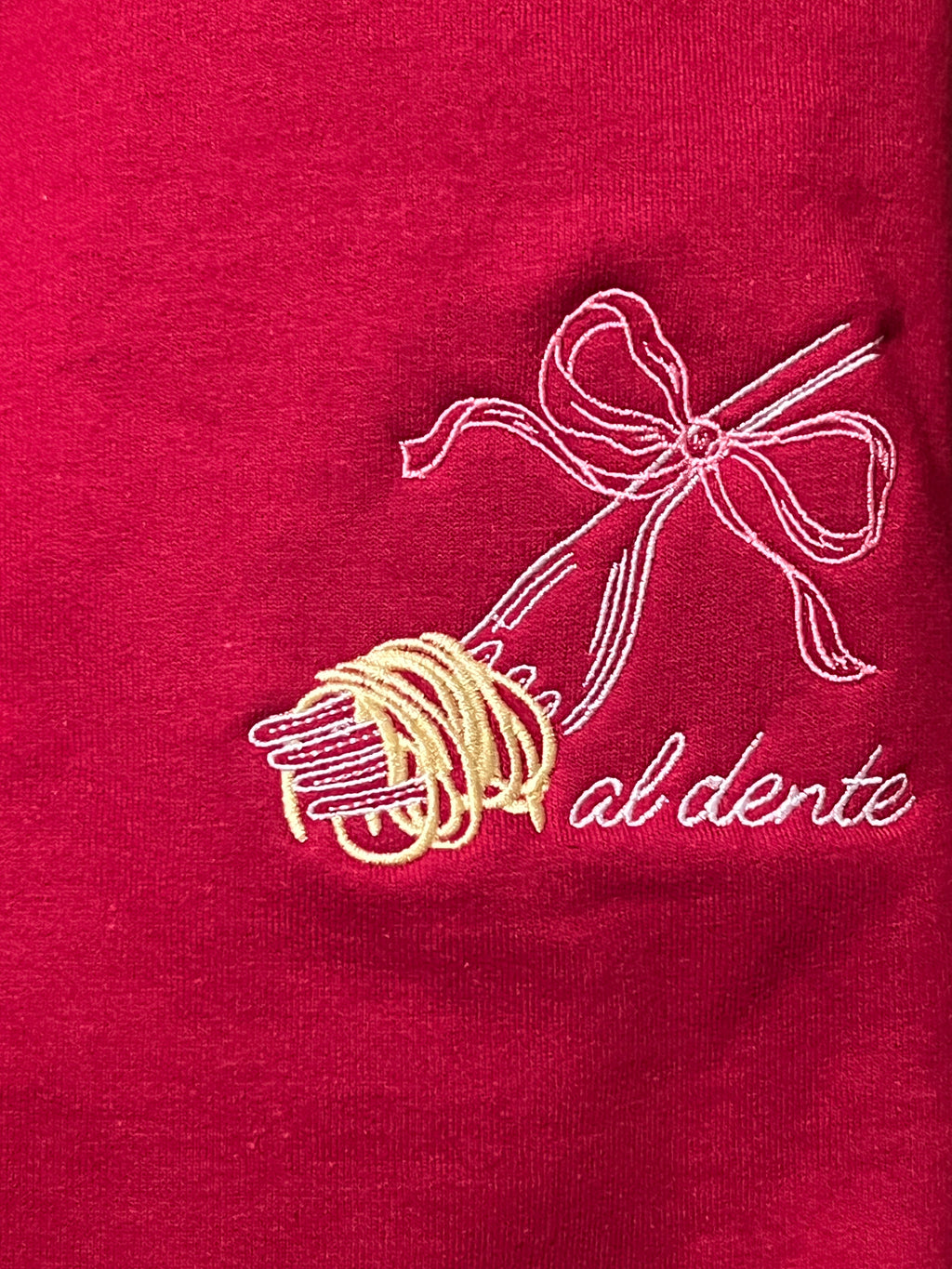 Al Dente Crew Neck  🍝🎀