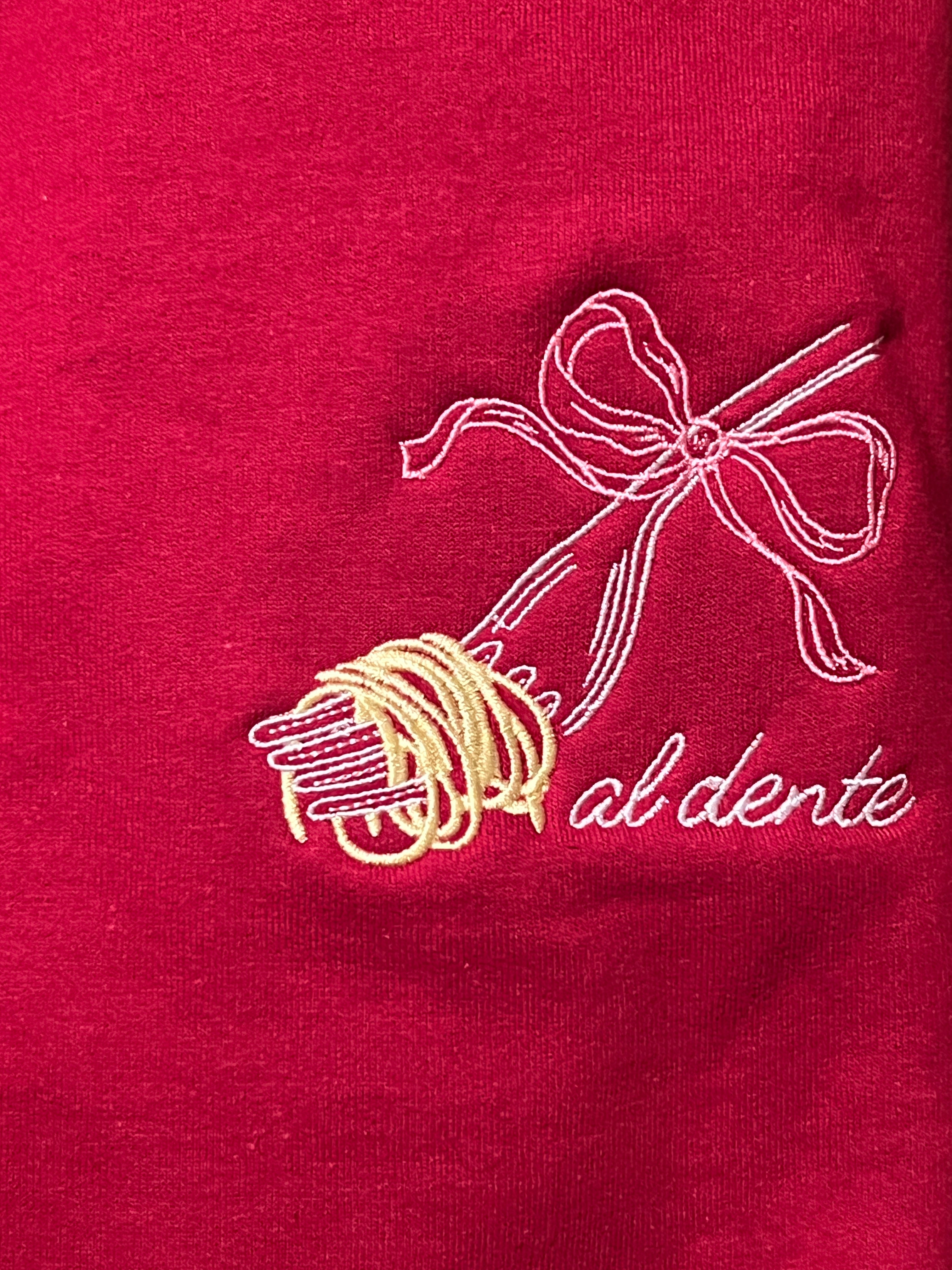 Al Dente Crew Neck  🍝🎀