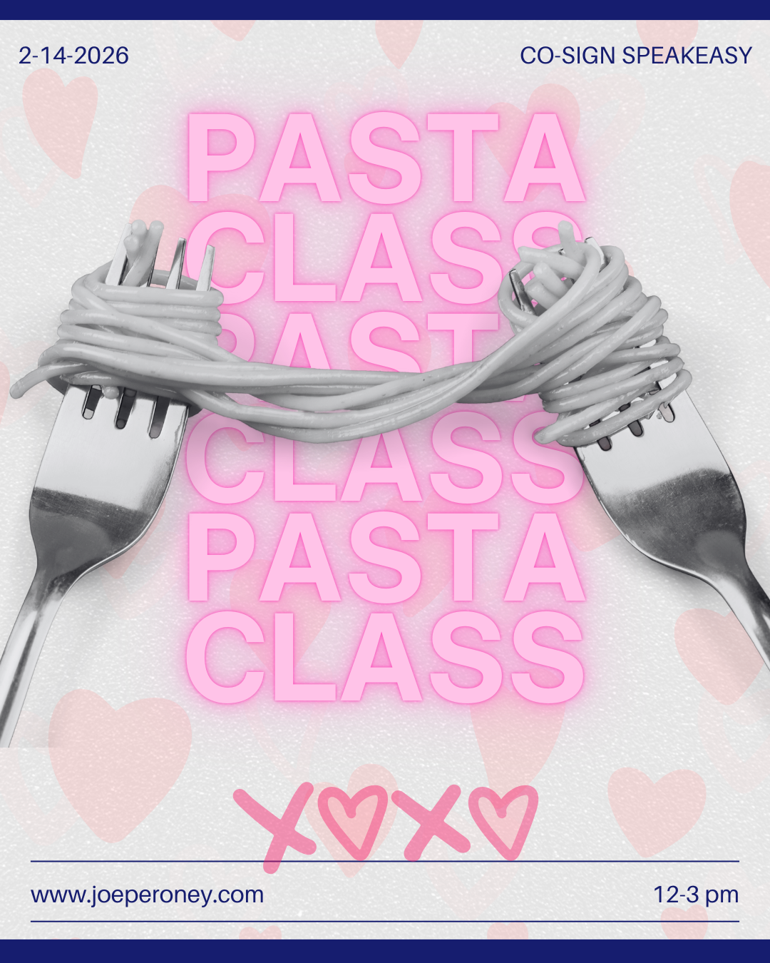 Valentine's Day Pasta Class